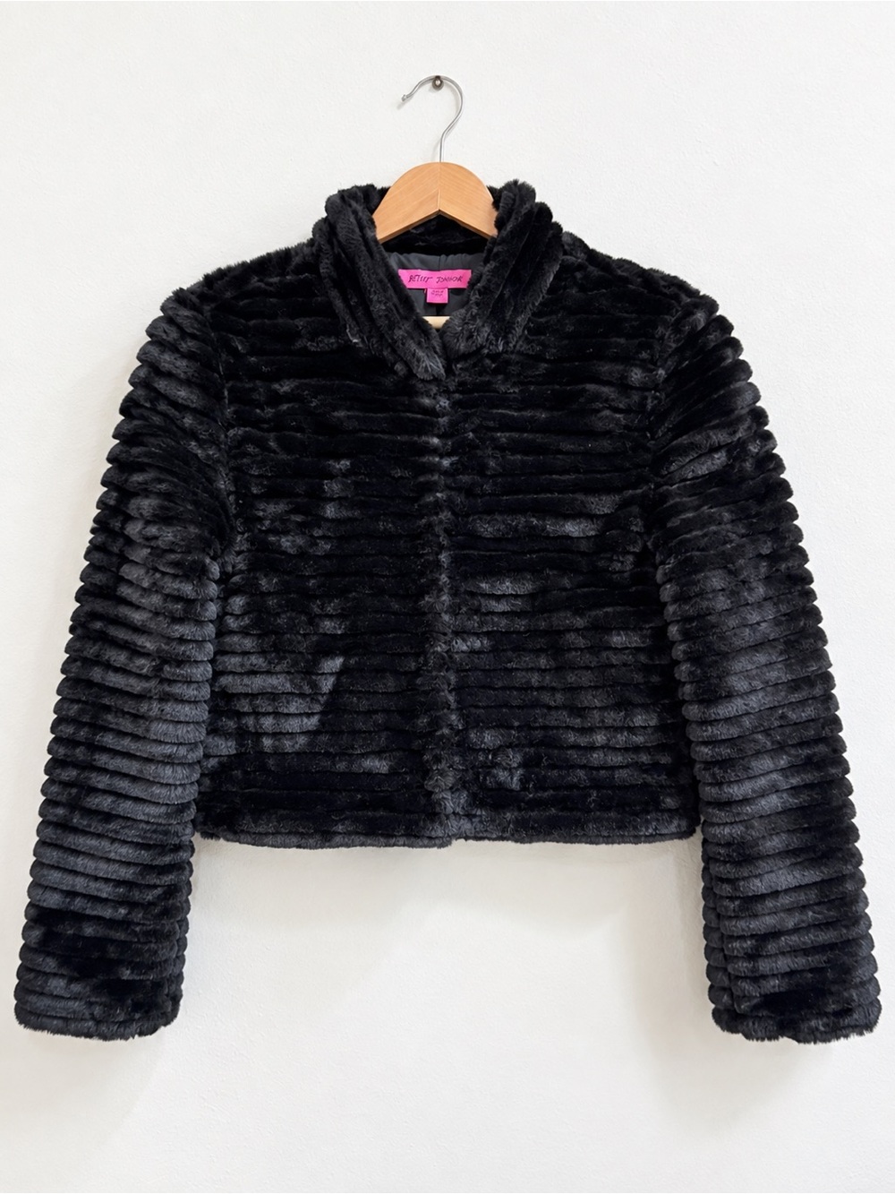 Betsey Johnson Faux Fur Jacket
